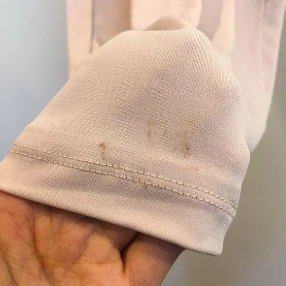 Nookie Revolve Cutout Long Sleeve Going Out Cream Blush Bodycon Mini Dress M - Picture 6 of 9